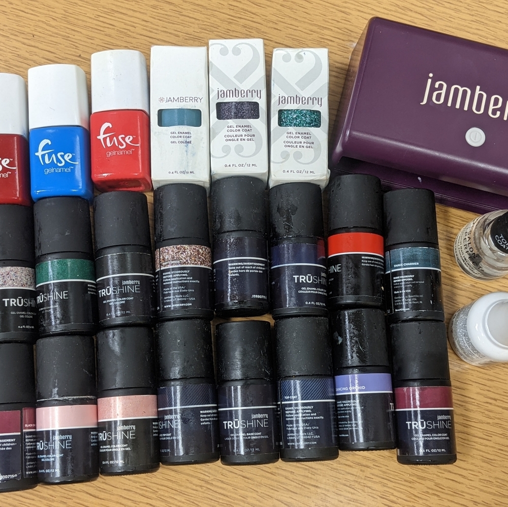 Jamberry tru shine polish and led light heater/dryer